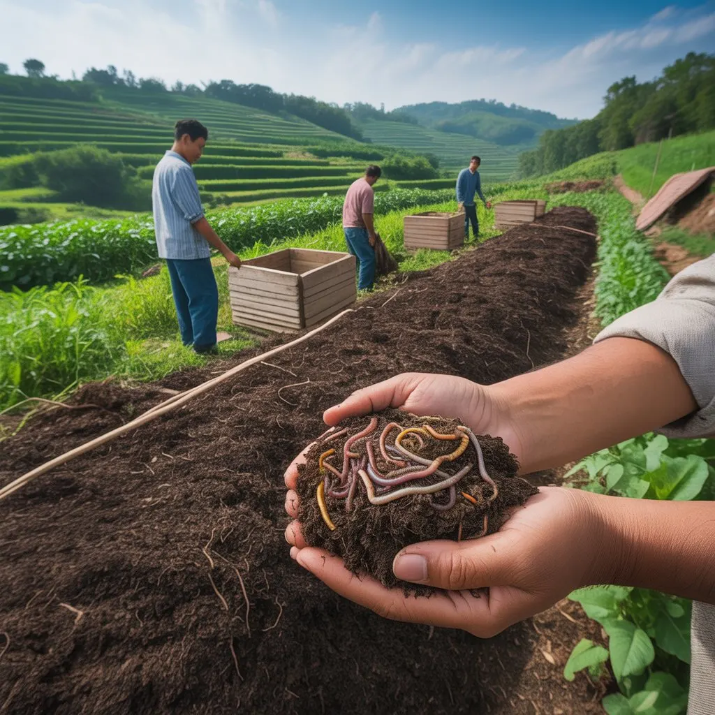 Organic Farm Illustration